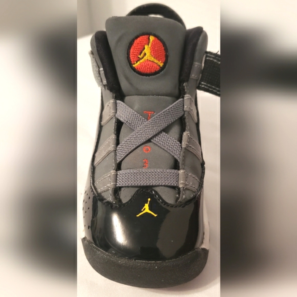 Jordan 6 Rings Toddler Size 7C Light Graphite, Black, White - Picture 12 of 15